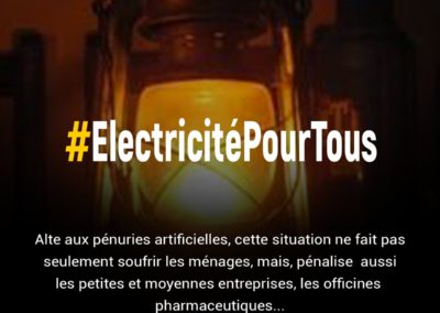 #ElectricitéPourTous