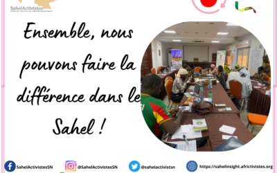 Promouvoir la santé et l’hygiène menstruelle : les Sahel Activistes du Sénégal table sur le Programme DOOLEL !